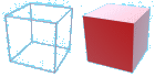 Dos facetas del cubo